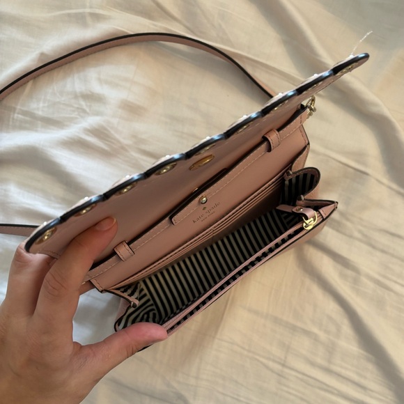 Kate Spade Light Pink Leather Paloma Road Flap Crossbody Bag - Picture 11 of 13